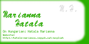marianna hatala business card
